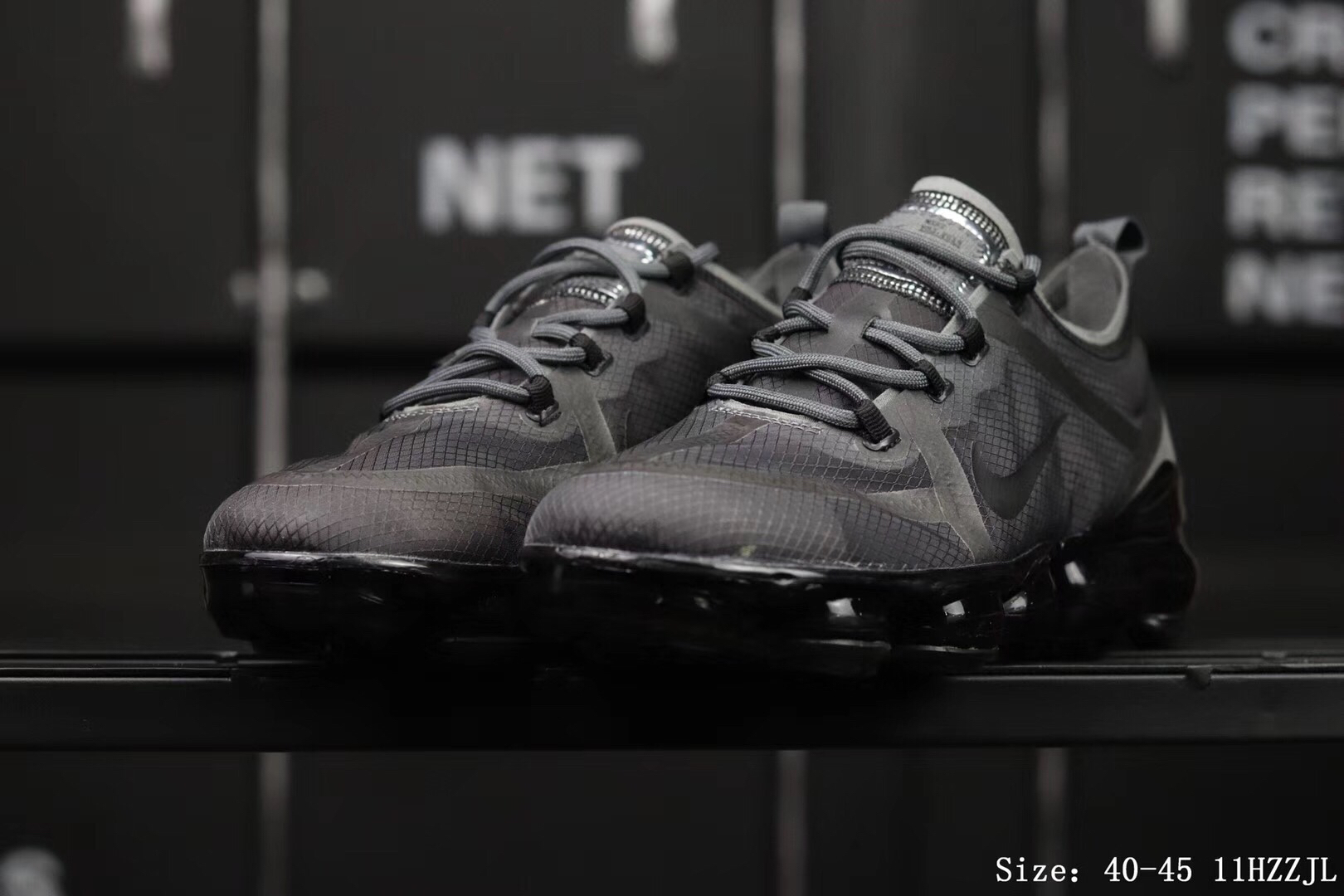 Women Nike Air Vapormax 2019 Flaps Carbon Black Shoes